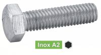 Vis à métaux tête hexagonale inox A2 / Hexagon Head Screws