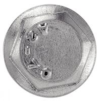 Vis à métaux tête hexagonale à embase crantée inox A2 / Hexagon head machine screw with serrated flange