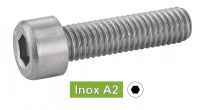 Vis à métaux tête cylindrique six pans creux inox A2 / Hexagon socket head cap screws