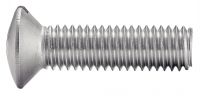 Vis à métaux tête fraisée bombée fendue inox A2 / Slotted countersunk head machine screws