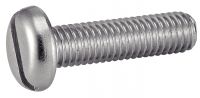 Vis à métaux tête cylindrique large fendue inox A2 / Slotted pan head machine screws
