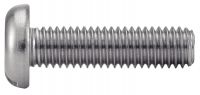 Vis à métaux tête cylindrique large fendue inox A2 / Slotted pan head machine screws