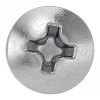 Vis à métaux tête cylindrique phillips inox A2 / Phillips pan head machine screws