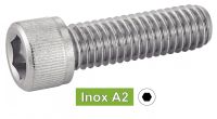 Vis à métaux tête cylindrique six pans creux UNC inox A2 / Hexagon socket head cap screws -UNC-