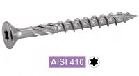 Vis terrasse tête fraisee six lobes AISI 410 / Six lobe countersunk screws