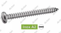 Slotted pan head self tapping screws