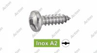 Slotted pan head self tapping screws