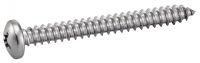 Vis à tôle tête cylindrique large phillips inox A2 / Phillips pan head self tapping screws forme C