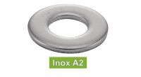 UNTERLEGSCHEIBEN FORM M Inox A2 NFE 25513 (NFE25-514, ISO 7089) (Modell : 62501)