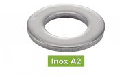 Rondelles inox plates étroites type Z inox A2 / Narrow stamped flat washers type Z