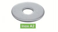 Rondelles inox plates extra larges type LL inox A2 / Extra large plain stamped washers type LL