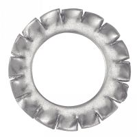 Rondelles inox éventail à dentures extérieures AZ inox A2 / Serrated external teeth lock washers