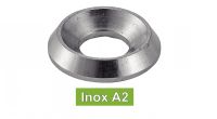 Rondelles cuvette décolletées inox A2 / Machined cup washers