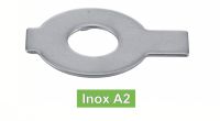 Freins d'écrous droits à ailerons inox A2 / Washers with long tab