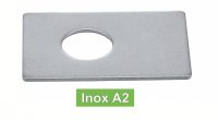 Freins d'écrous rectangulaires inox A2 / Tabwashers