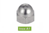 Ecrous borgnes décolletés inox A2 / Machined cap nuts