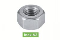 Ecrous haut m = d inox A2 / Hexagon heavy nuts, m=d