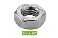 Ecrous autofreinés hexagonaux inox A2 / Prevailing torque type hexagon nuts all metal