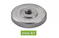 Ecrous moletés type bas inox A2 / Knurled thumb nuts thin type