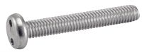 Vis à metaux inviolable snake eyes inox A2 / Metric thread pan head security screws - snake eye