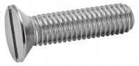 Vis à métaux tête fraisée fendue inox A4 / Slotted countersunk head machine screws