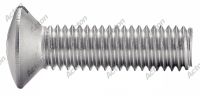Vis &agrave; m&eacute;taux t&ecirc;te frais&eacute;e bomb&eacute;e fendue inox A4 / Slotted countersunk head machine screws