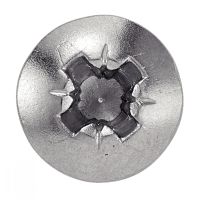 Vis à métaux tête cylindrique pozidrive inox A4 / Pozidrive pan head machine screws