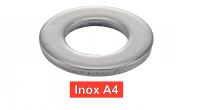Rondelles inox plates étroites type Z inox A4 / Narrow stamped flat washers type Z