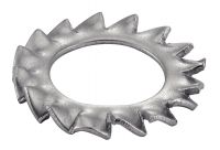Rondelles inox éventail à dentures extérieures AZ / Serrated external teeth lock washers