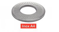 Rondelles coniques striées série moyenne inox A4 / Contactlock washers medium type