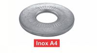 Rondelles coniques striées série large inox A4 / Contactlock washers large type