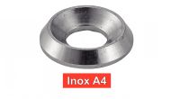 Rondelles cuvette décolletées inox A4 / Machined cup washers