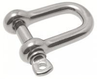 Manille droite forgée inox A4 / Forged straight shackle