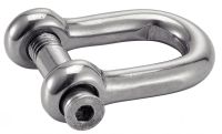 Manille droite forgée vis six pans creux inox A4 / forged shackle with hexagon socket head