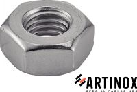 HEXAGON NUTS Inox A2 DIN 934 (similar ISO 4032, NFE25-401, UNI 5588) (Model : 67601)