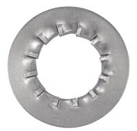 Rondelles éventail JZC / Serrated lock washers intrnal teeth raised type JZC