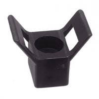 Support mural noir / Black saddle type wall tie mount