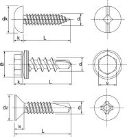 SELF TAPPING AND SELF DRILLING SCREWS