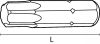 Embouts six lobes