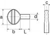 Vis violon / Shoulderless thumb screws