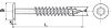 Six lobe truss head timber screw (Schema)