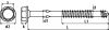 Vis autoperceuses tête hexagonale rondelle / Hexagon head self drilling screws with winglets and EPDM washer