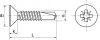 Vis autoperceuses tête fraisée pozidrive / Pozidrive countersunk head self drilling screws