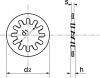 Rondelles à dents intérieures / Internal toothed lock washers