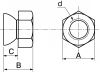 Ecrous inviolables autocassants / Self-breaking lock nuts