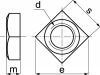 Ecrous carrés / Square nuts