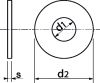 Rondelles plates larges type L
