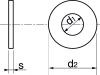 Rondelle plate large