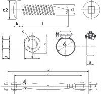 250 vis métrique à tête fraisée fendue M6 x 20 mm DIN-963 zingué -  T9630620Z - Index